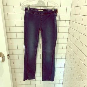 High waisted flared jeans